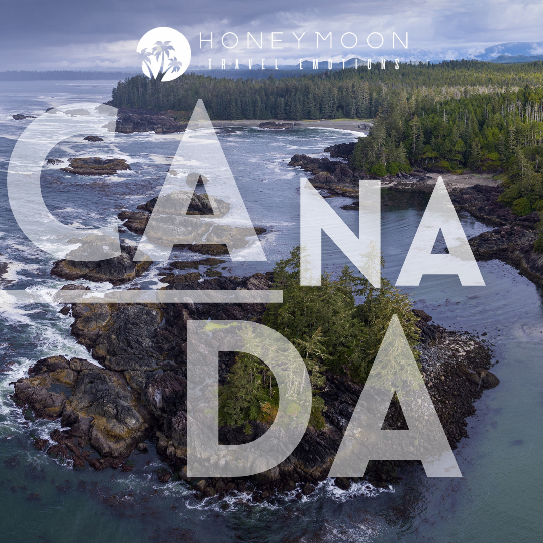Vista panoramica di Vancouver, tappa di un viaggio di nozze in Canada.