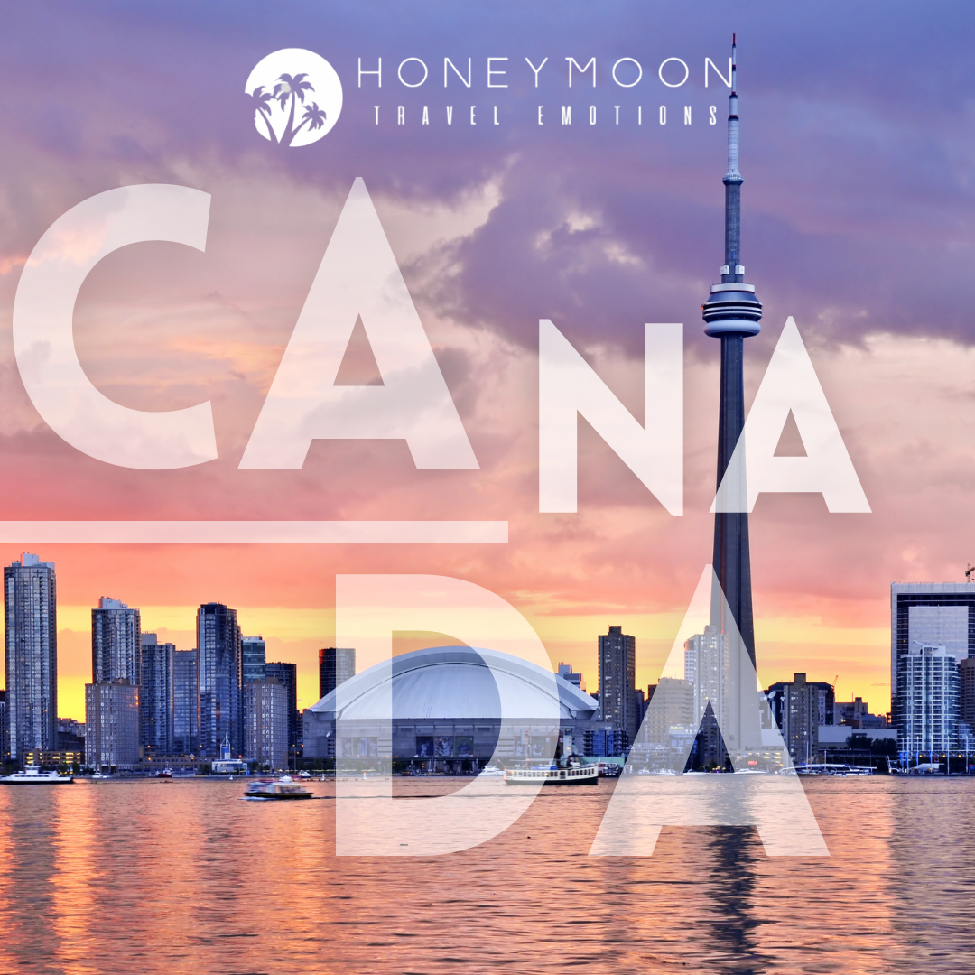 Vista panoramica di Toronto, tappa di un viaggio di nozze in Canada.