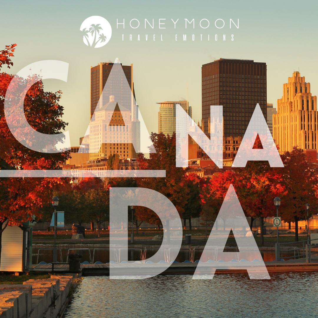 Vista di Montréal, tappa affascinante di un viaggio di nozze in Canada.